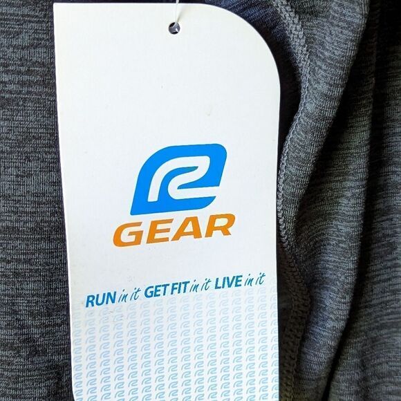 R-GEAR IN THE ZONE MEN'S 1/4 ZIP HOODIE sz M Heathered Charcoal NWT - Picture 10 of 10